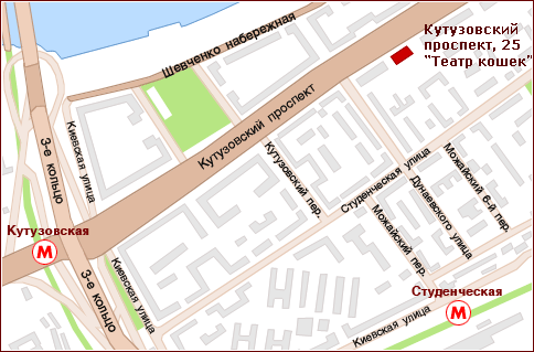 Схема проезда до кутузовский проспект в метро Схема проезда до кутузовский проспект в метро